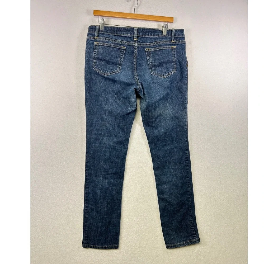 Arizona Jean Co Womens Size 15 Long Dark Wash‎ Straight Leg Denim Jeans